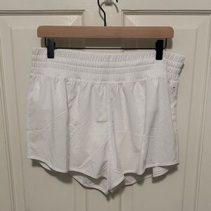 White Women's Athletic Shorts